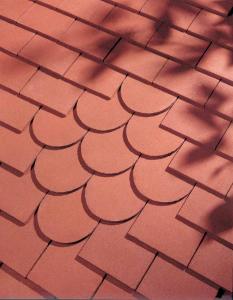 Dreadnought red sandfaced plain clay tiles